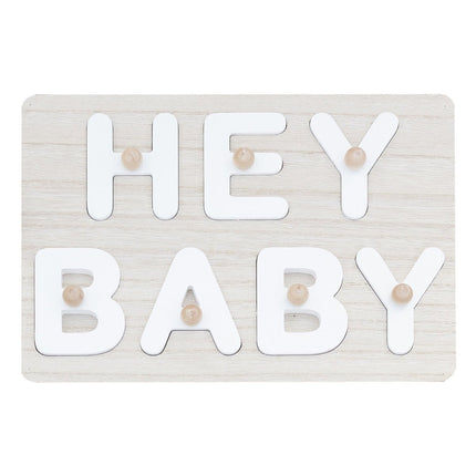 Gastenboek Hey Baby Puzzel 12,2cm van Ginger Ray koop je bij Partywinkel