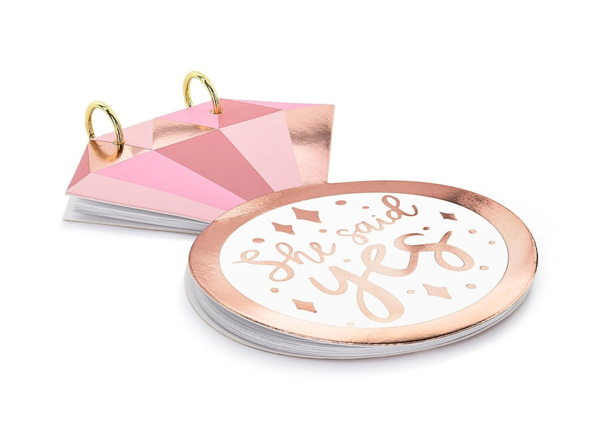 Gastenboek Ring 17x 27cm van Partydeco koop je bij Partywinkel