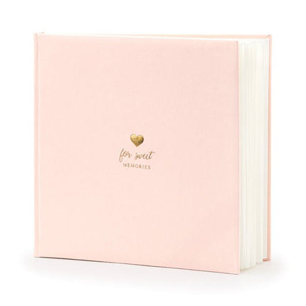 Gastenboek Sweet Memories 20,5cm van Partydeco koop je bij Partywinkel
