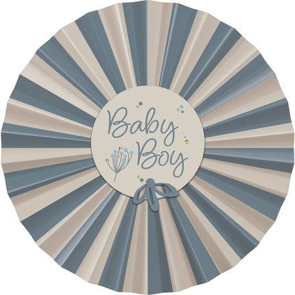 Geboorte Papieren Waaiers Babyboy 3st van Folat koop je bij Partywinkel