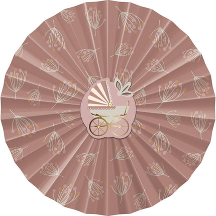 Geboorte Papieren Waaiers Babygirl 3st van Folat koop je bij Partywinkel