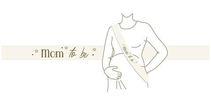 Geboorte Sjerp Mom To Be 1,5m van Haza Witbaard koop je bij Partywinkel