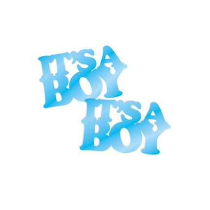 Geboorte Tafelconfetti Lichtblauw 14gr van Paper Dreams koop je bij Partywinkel