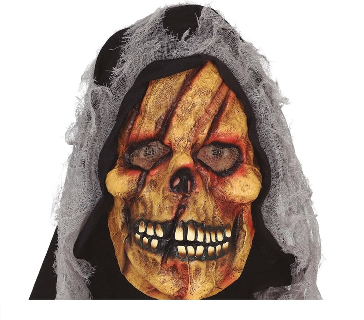 Geel Halloween Masker Skelet van Fiestas Guirca koop je bij Partywinkel