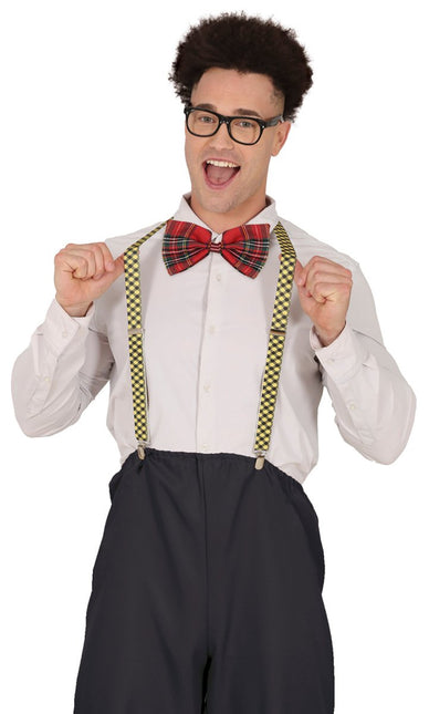 Gekleurde Accessoireset Nerd 3 delig - Partywinkel - 8434077163757