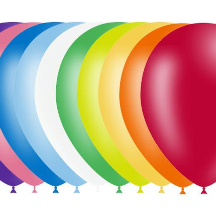 Gekleurde Ballonnen 25cm 10st - Partywinkel - 8436540891679