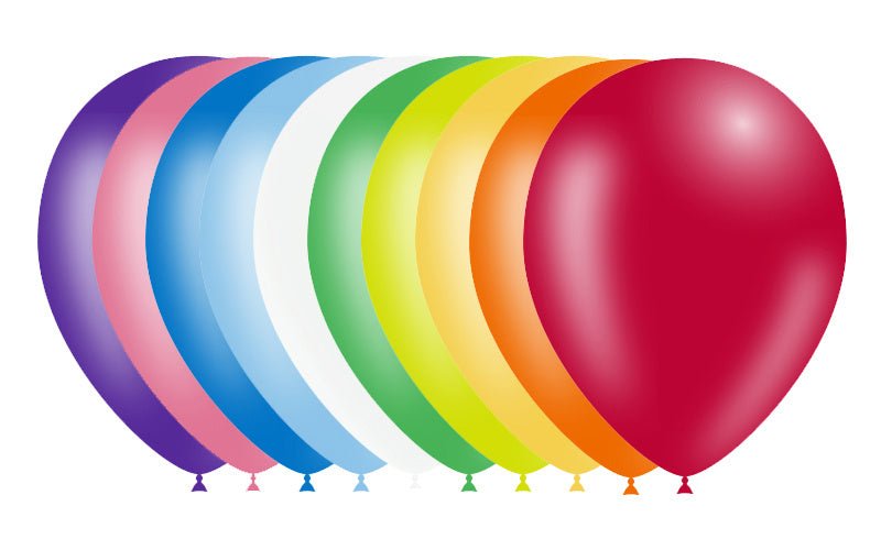 Gekleurde Ballonnen 25cm 50st - Partywinkel - 8436540862839