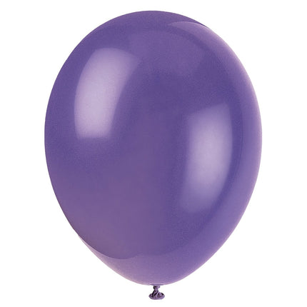 Gekleurde Ballonnen Assorti 30cm 10st van Unique koop je bij Partywinkel