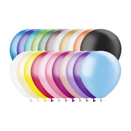 Gekleurde Ballonnen Metallic 13cm 100st van Balloonia koop je bij Partywinkel