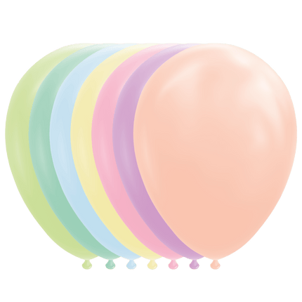Gekleurde Ballonnen Pastel Macaron 30cm 100st van WeFiesta koop je bij Partywinkel