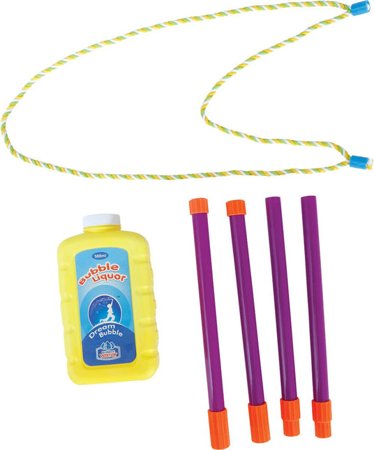 Gekleurde Bellenblaas Stok 6 delig van Fiestas Guirca koop je bij Partywinkel