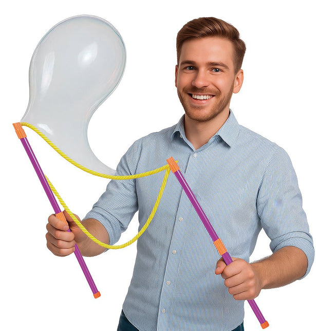 Gekleurde Bellenblaas Stok 6 delig van Fiestas Guirca koop je bij Partywinkel