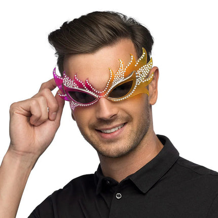 Gekleurde Bril Extravaganza van Boland koop je bij Partywinkel