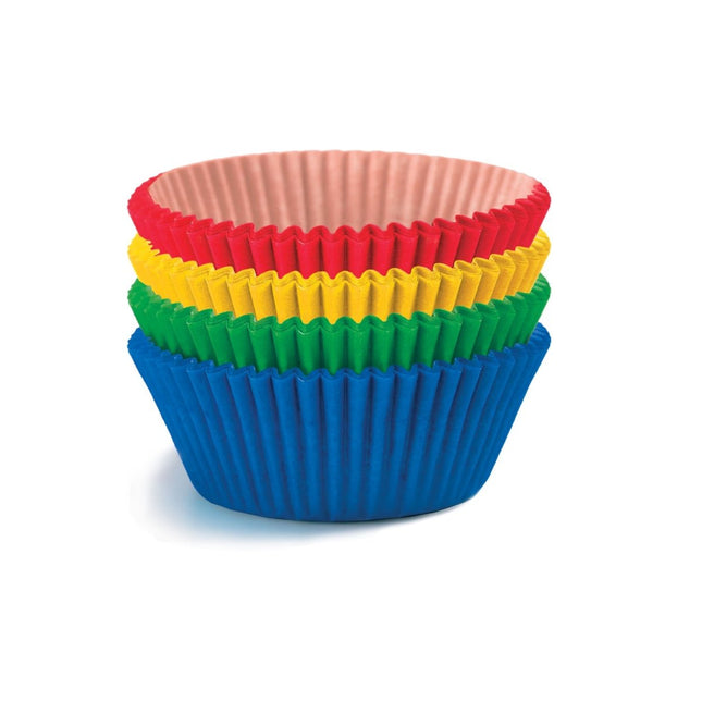 Gekleurde Cupcake Vormpjes 5cm 40st van Procos koop je bij Partywinkel