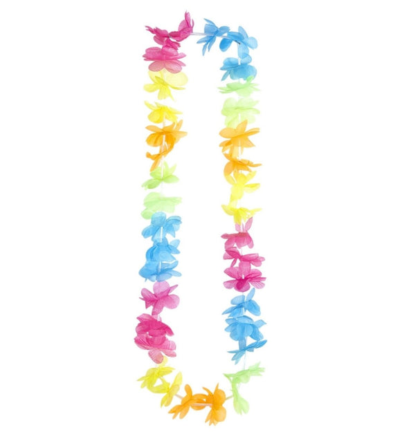 Gekleurde Hawaii Krans Fel van Widmann koop je bij Partywinkel