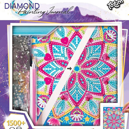 Gekleurde Knutselset Diamond Painting Notitieboek - Partywinkel - 8714274079786