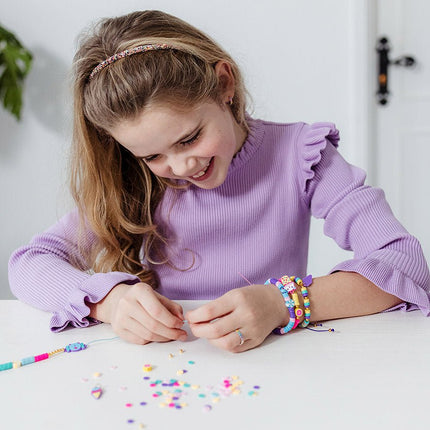 Gekleurde Knutselset Kawaii Armbanden Maken 4st - Partywinkel - 8714274029835