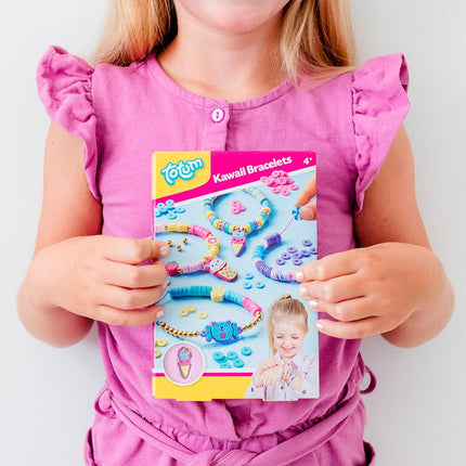 Gekleurde Knutselset Kawaii Armbanden Maken 4st - Partywinkel - 8714274029835