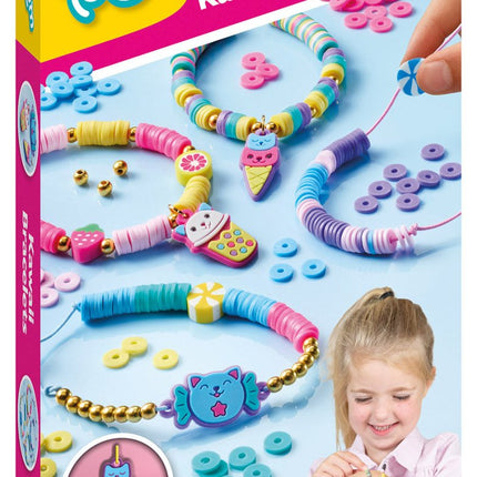 Gekleurde Knutselset Kawaii Armbanden Maken 4st - Partywinkel - 8714274029835