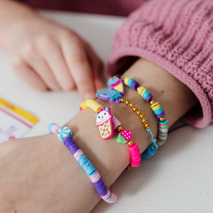 Gekleurde Knutselset Kawaii Armbanden Maken 4st - Partywinkel - 8714274029835