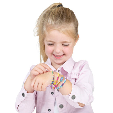 Gekleurde Knutselset Kawaii Armbanden Maken 4st - Partywinkel - 8714274029835