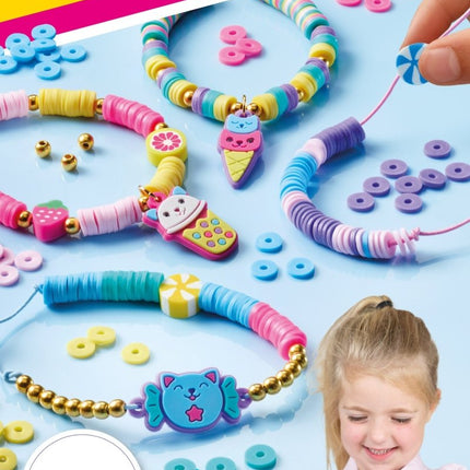 Gekleurde Knutselset Kawaii Armbanden Maken 4st - Partywinkel - 8714274029835