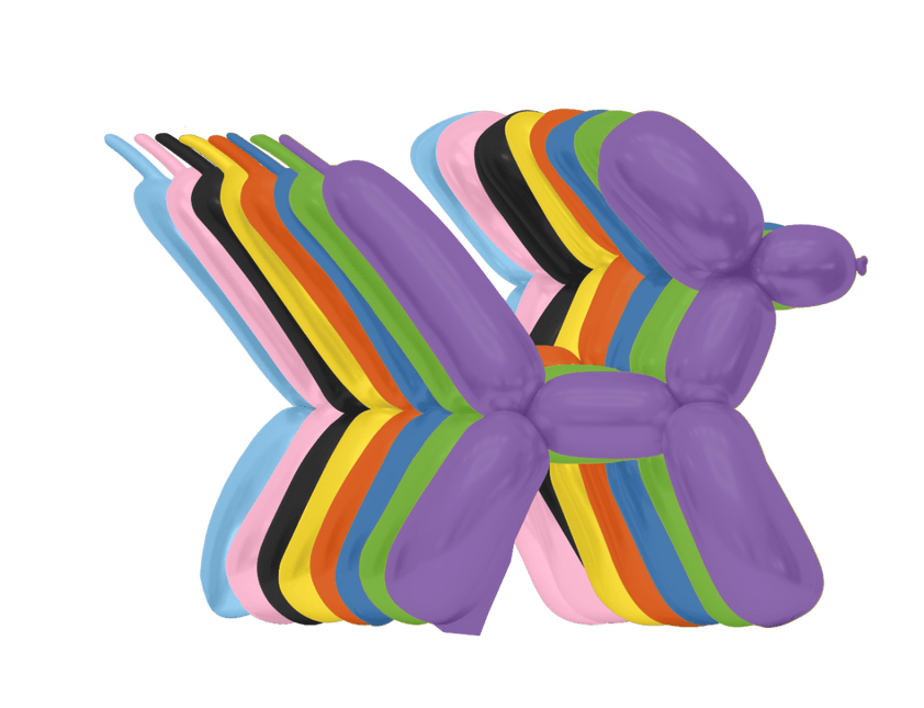 Gekleurde Modelleerballonnen 100st van WeFiesta koop je bij Partywinkel