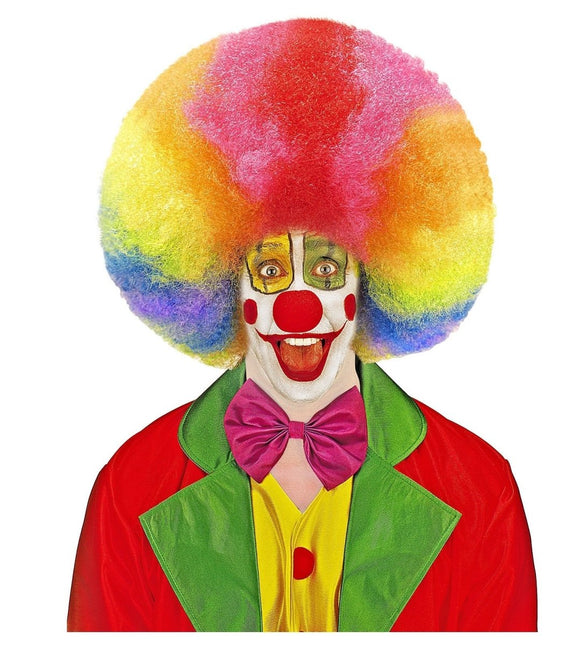 Gekleurde Pruik Afro Extra Groot van Widmann koop je bij Partywinkel