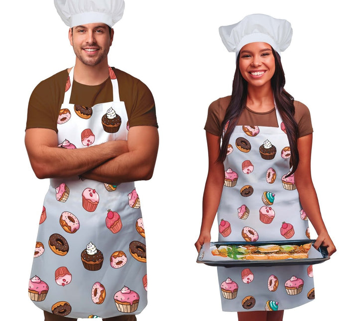 Gekleurde Schort Cupcakes van Fiestas Guirca koop je bij Partywinkel