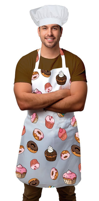 Gekleurde Schort Cupcakes van Fiestas Guirca koop je bij Partywinkel