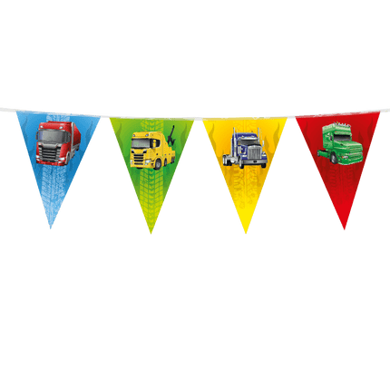 Gekleurde Slinger Truks - Partywinkel - 8716764237812