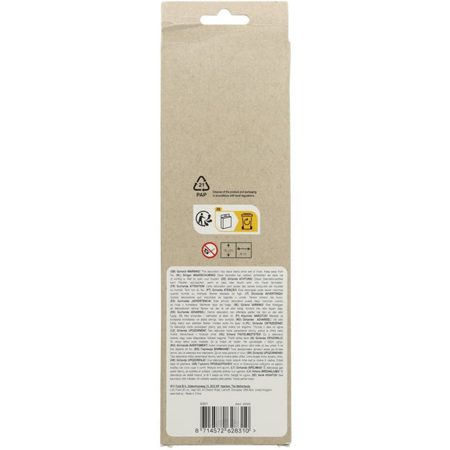 Gekleurde Slingers Eco 4m van Folat koop je bij Partywinkel