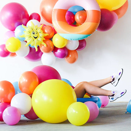 Gele Ballon Metallic Zesty Yellow 80cm van Folat koop je bij Partywinkel