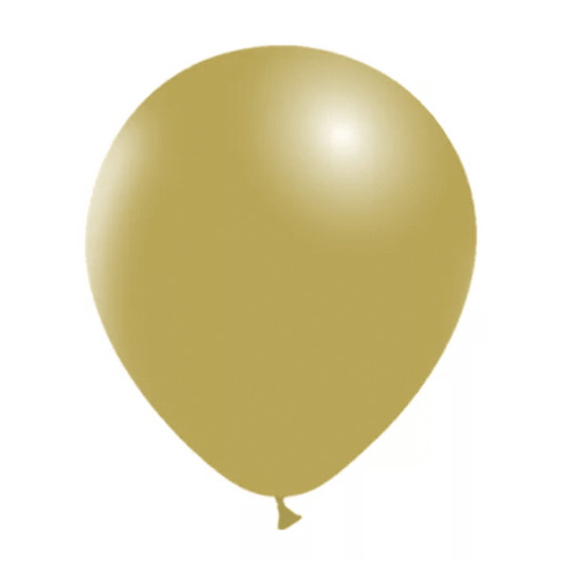 Gele Ballonnen Mosterd 30cm 50st van Balloonia koop je bij Partywinkel
