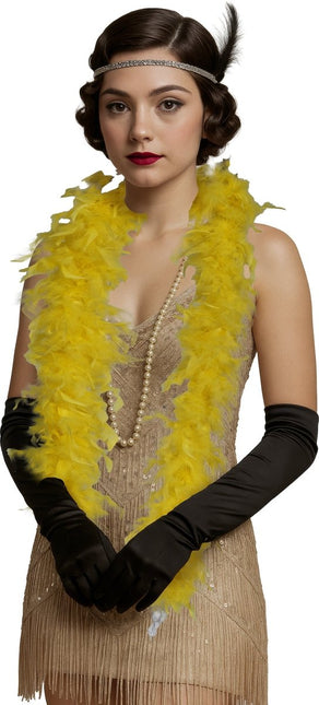 Gele Boa 80gr van Fiestas Guirca koop je bij Partywinkel