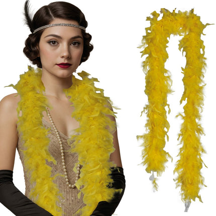 Gele Boa 80gr van Fiestas Guirca koop je bij Partywinkel