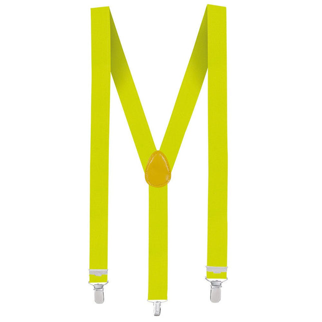 Gele Bretels Neon - Partywinkel - 8712026006011