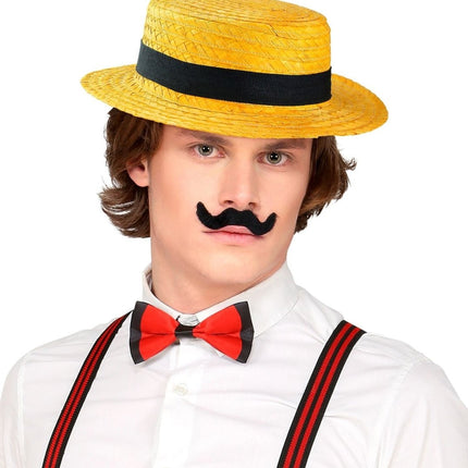 Gele Hoed Met Zwarte Band van Widmann koop je bij Partywinkel