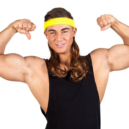 Gele Hoofdband Bruine Haren van Boland koop je bij Partywinkel