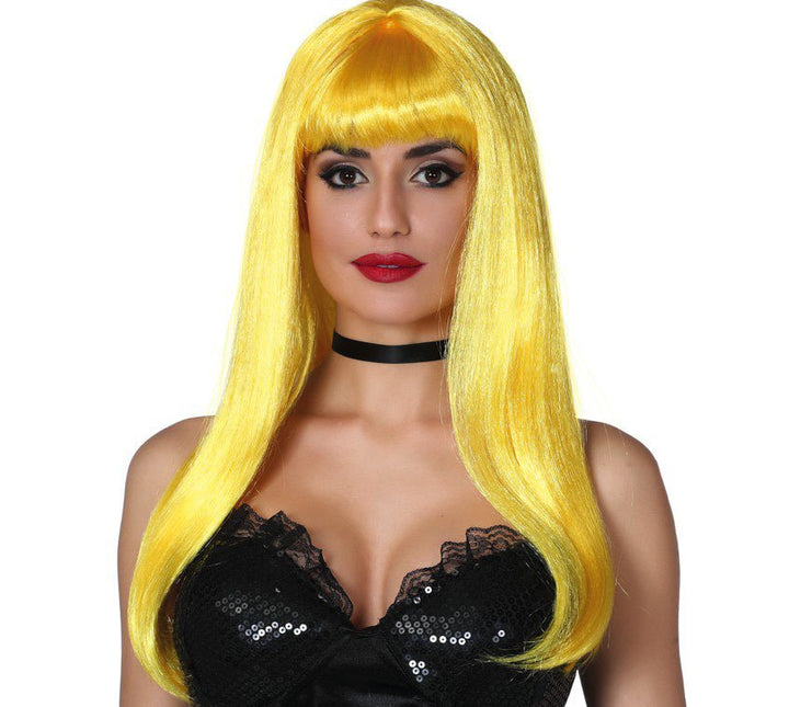 Gele Pruik van Fiestas Guirca koop je bij Partywinkel