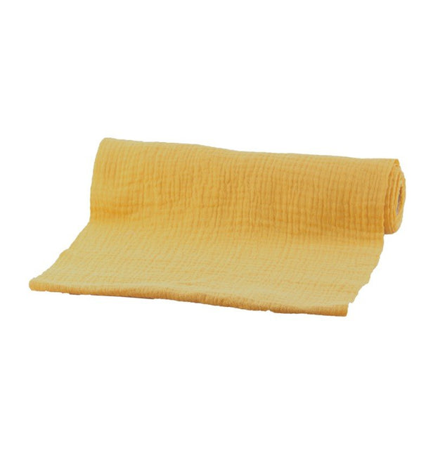 Gele Tafelloper Katoen 3m van CHAKS koop je bij Partywinkel
