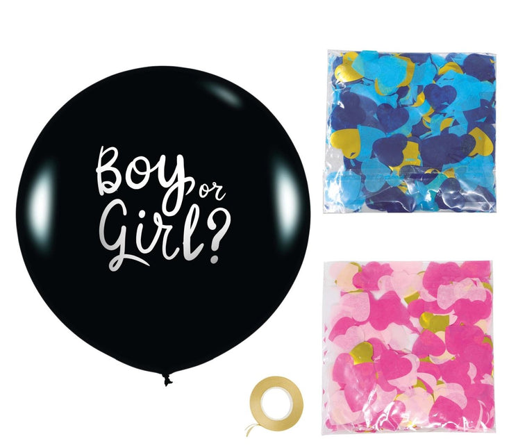 Gender Reveal Ballon 70cm van Fiestas Guirca koop je bij Partywinkel