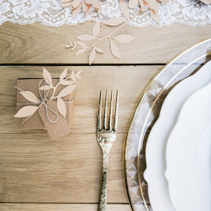 Geschenkdoosjes Kubus met Naamkaartjes 6cm 10st van Partydeco koop je bij Partywinkel