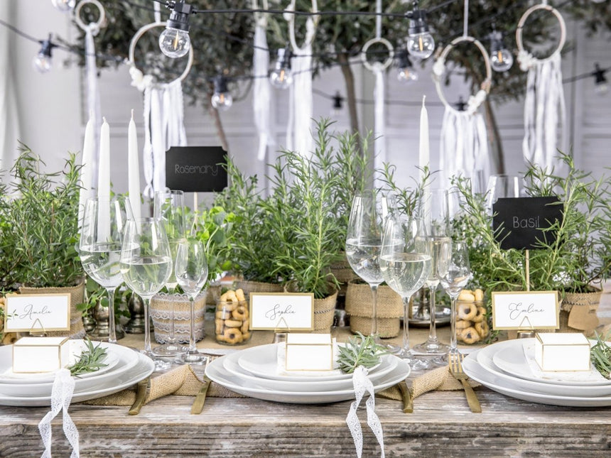 Geschenkdoosjes Rand Goud 6cm 10st van Partydeco koop je bij Partywinkel