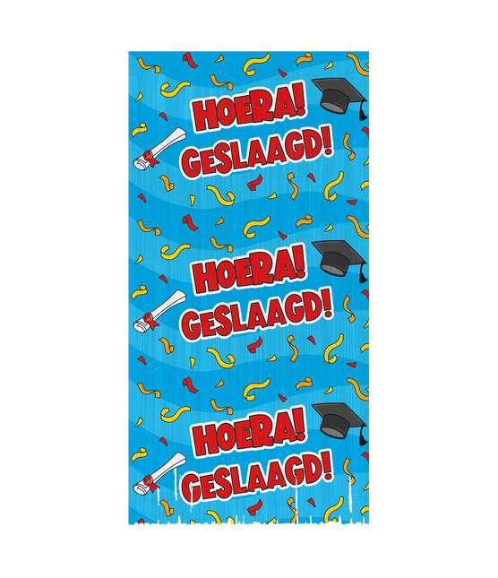 Geslaagd Deurgordijn 2m - Partywinkel - 8716764238895