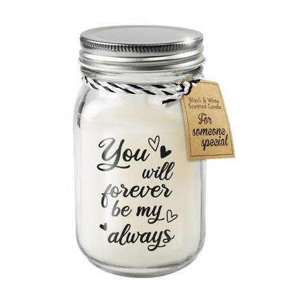 Geurkaars Forever My Always 14cm van Paper Dreams koop je bij Partywinkel