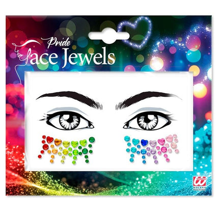 Gezichtsdecoratie Regenboog van Widmann koop je bij Partywinkel