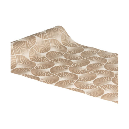 Nackter Tischläufer Gingko Print 3m