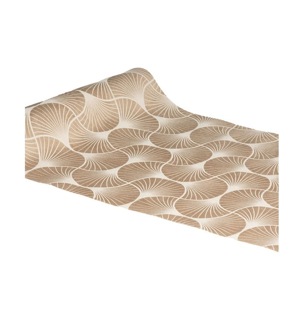 Nackter Tischläufer Gingko Print 3m