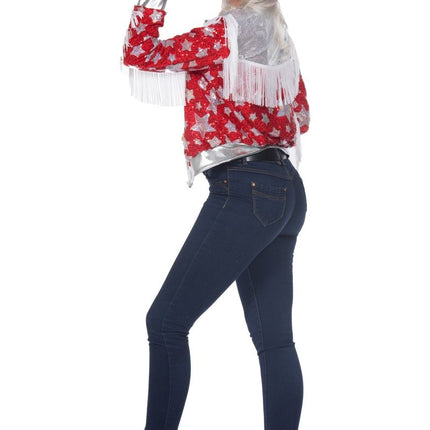 Glamorous pailletten jasje sterren - Partywinkel - 8720059067329